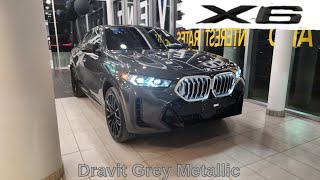 NEW ARRIVAL 2024 BMW X6 xDrive40i Dravit Grey Metallic on Black Sensafin [upl. by Eiddet542]