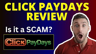 Click Paydays Review  What it is Is it a SCAM [upl. by Aisha]