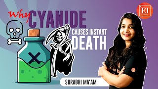 Why Cyanide Causes Instant Death  Cyanide Poisoning  Elementary Chemistry Vedantu  Shorts [upl. by Adaha]