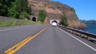 Tunnels along HiWay 14 WA Cloumbia River [upl. by Roskes]