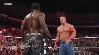 John Cena vs The Miz vs RTruth at Extreme Rules 2011 WWE Raw 11411 [upl. by Nerac]