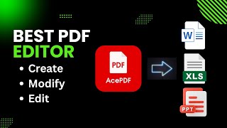 Allinone PDF editor converter creator reader and manager for all your PDF solutions  AcePDF [upl. by Zasuwa]