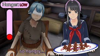 YAN CHAN NOW HAS TO FEED THE PEOPLE IN THE BASEMENT OR ELSE IT ENDS BADLY  Yandere Simulator [upl. by Katzen]