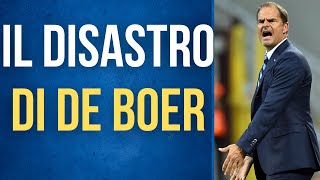 IL DISASTRO DI DE BOER allINTER [upl. by Auhsot]