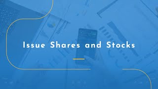 How to Issue Shares and Stocks  Eqvista [upl. by Oirromed479]