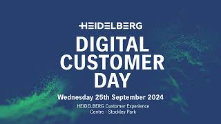 HEIDELBERG Digital Customer Day  25th of September 2024 [upl. by Ilyah]