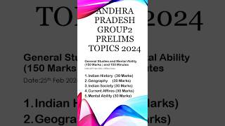 APPSC GROUP2 PRELIMS SYLLABUS 2024 apgroup2 raviganjikunta [upl. by Korb]