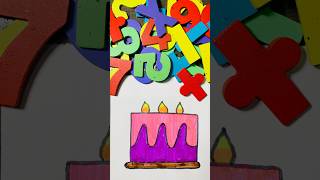 Draw a cake reels satisfying satisfyingvideo viralvideo shorts shortsfeed feedshorts like [upl. by Adnirem449]