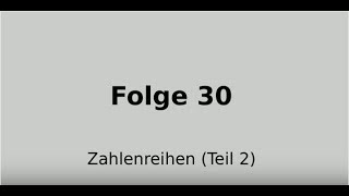 Konvergente Reihen allgemeine harmonische Reihe Folge 30 [upl. by Oiramad]