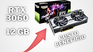 Placa de Vídeo INNO3D RTX 3060 TWIN X2 OC custo beneficio [upl. by Marylinda567]