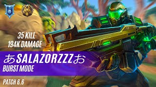 35 KILL 194K DAMAGE あSALAZORZZZお VIKTOR PALADINS COMPETITIVE DIAMOND BURST MODE [upl. by Wadlinger220]