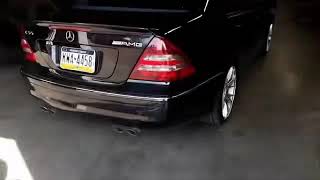 C55 AMG STRAIGHT PIPE Sounds GREAT [upl. by Eninnej]