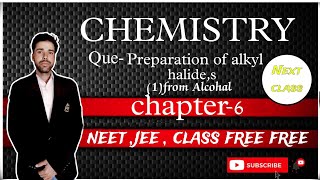 Preparation of alkyl halide with example chemistry class 12th chepter6 question ❓ [upl. by Philps]