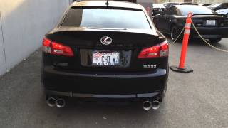 IS350 Invidia Midpipe  Muffler Delete [upl. by Ainel]