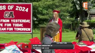 Oliver Ames High School Graduation 2024 [upl. by Backler]