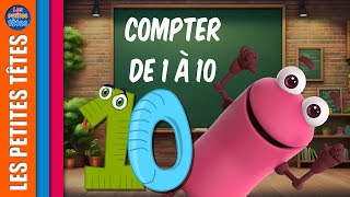 Apprendre les chiffres de 1 à 10 et compter en samusant avec une chanson [upl. by Marinna]