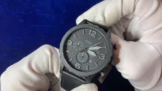 Fossil Nate Chronograph  4K Unboxing amp Review [upl. by Osbert]