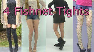 FISHNET Tights Outfits  How to Style Fishnet  TRY ON REVIEW [upl. by Dasya]