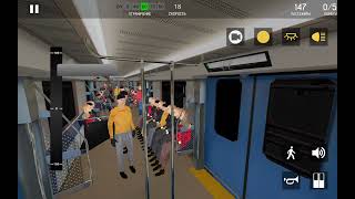 играем в Minsk subway simulator 2часть запись снова оборвалась ☺️ [upl. by Atterrol]