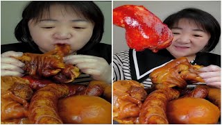 Asmr Mukbang eats lamb legs chicken thighs special sausage [upl. by Glick259]