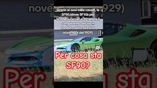 Per cosa sta SF90 [upl. by Acnaib]