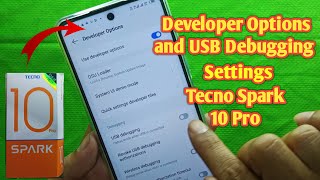 Tecno Spark 10 pro Developer Options  How to Enable Developer Mode amp USB Debugging in Tecno Android [upl. by Rhine]