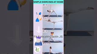 Exercises  simple exercises to reduce belly fat  at home trendingshorts exercise challenge abs [upl. by Horowitz315]