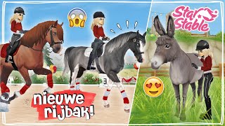 NIEUWE RIJBAK PAARDEN RACES EN RARE MISSIES 😂  Update  Star Stable  Daphne draaft door [upl. by Sotnas]