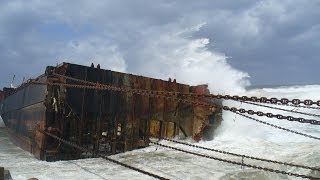 Mammoet Salvage  Wreck removal of a container ship in South Africa [upl. by Ecinhoj]