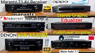 This month all collection Stereo Graphic Equalizer 71 AV Receiver stereo integrated amplifier [upl. by Oilerua498]