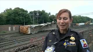 Clean up underway after Altoona train derailment [upl. by Alegnasor]