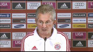 PK Jupp Heynckes zur Champions League Auslosung [upl. by Ibloc92]