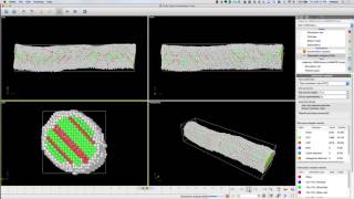 Ni 100 NW Tensile test in Ovito with NN and DXA Analysis [upl. by Adalbert]