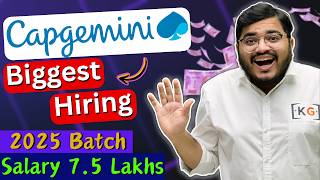 Capgemini Hiring 2025 Batch 🔥  Capgemini Exam Pattern  Capgemini Syllabus  Capgemini Preparation [upl. by Ellenehs460]