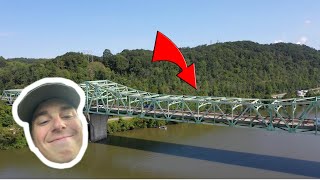 Bridge Fishing 101 Kanawha River Bass Fishing August [upl. by Wendall738]