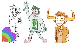 Homestuck Comic Compilation 3  VoFT Dubs [upl. by Anirual]