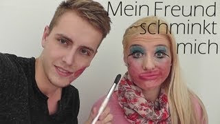 Mein Freund schminkt mich ♥  My boyfriend does my makeup [upl. by Rehprotsirhc]