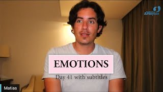 Day 41 EMOTIONS  Matias De Stefano  with subtitles [upl. by Hardman180]