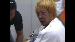 Yoshihiro Takayama vs Frye Backstage Pride 21 [upl. by Atauqal735]