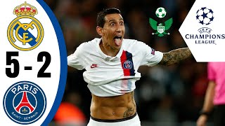 REAL MADRID vs PSG  5  2   All Goals amp Highlights  2018 Champion League [upl. by Enirehtak]