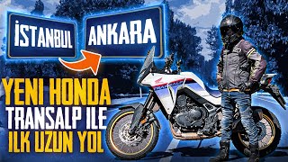 Honda Transalp 750 ile İstanbul  Ankara  Motosiklet uzun yol motovlog  Kolaçan [upl. by Innig]