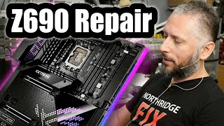 ROG Maximus Z690 Extreme Repair  How useful is Memory Overclocking [upl. by Ymor614]