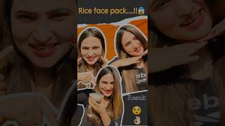 Nuska 58 Rice With Masoor Dal Face Pack Skin glowing shorts facemask facepack skincare [upl. by Enoyrt]