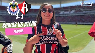 CHIVAS VS ATLAS FEMENIL  EMPATE SABOR A DERROTA  CAT CURIEL [upl. by Nalda]