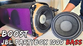 Boost JBL Partybox 1000 BASS with 1400Watts Subwoofer Low Frequencies Test [upl. by Uhile]