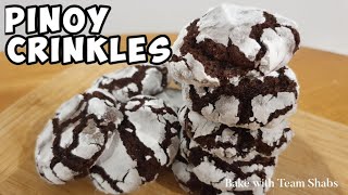 Pinoy chocolate crinkles recipe  How to bake crinkles [upl. by Byran]