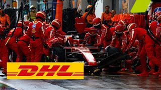 DHL Fastest Pit Stop Award 2024 Canadian GP Ferrari  Charles Leclerc [upl. by Campney]