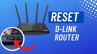 How to Reset D Link Router to Default Settings [upl. by Prisilla351]