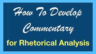 How to Annotate for Rhetorical Analysis  AP Lang Q2  Coach Hall Writes [upl. by Australia]