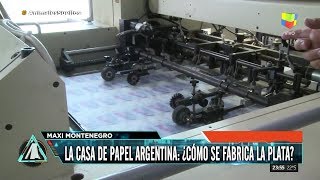 La casa de papel argentina ¿cómo se fabrican los billetes de 1000 pesos que circulan en el país [upl. by Wolfort]